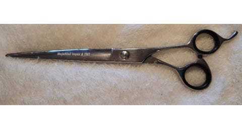 Silver 8" straight shears - Famous Skin Care
