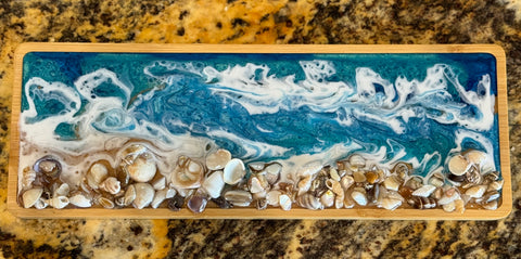 Handmade Ocean Wave Resin Tray 2