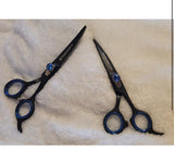 5.5" Black curved shears (Right) - Famous Skin Care