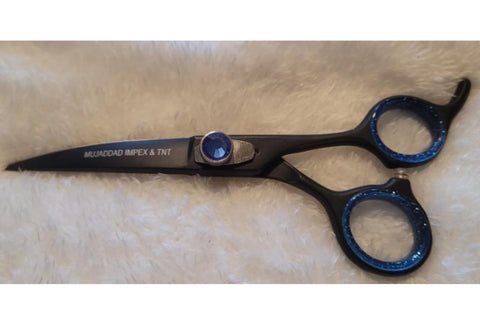 5.5" Black curved shears (Left) - Famous Skin Care