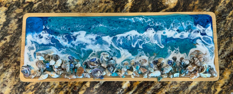 Handmade Ocean Wave Resin Tray 4