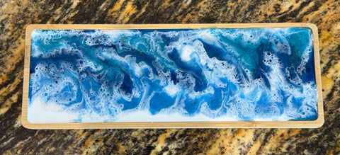 Handmade Ocean Wave Resin Tray 6